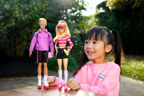 Lalka Barbie Fashionistas Barbie i Ken na wrotkach Lalka Barbie Fashionistas Barbie i Ken na wrotkach