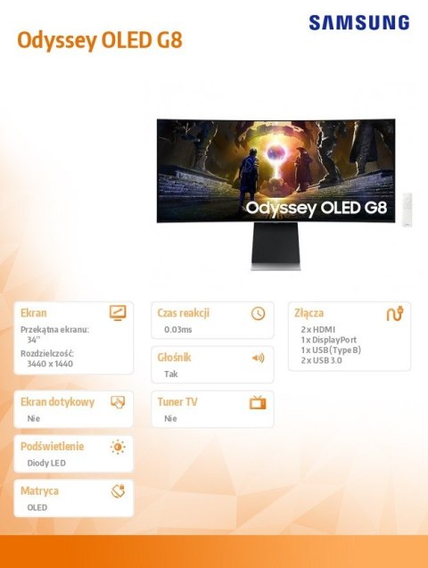 Monitor gamingowy 34 cale LS34DG850SUXDU