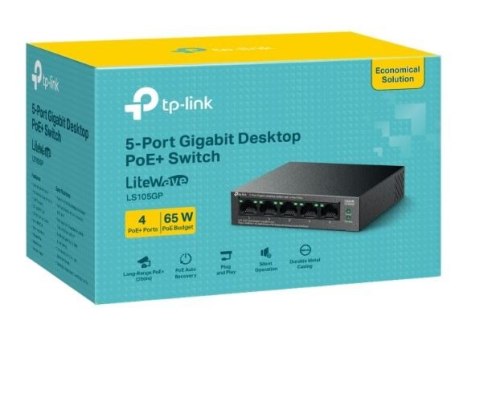 Przełącznik 5xGE PoE+ LS105GP Przełącznik 5xGE PoE+ LS105GP