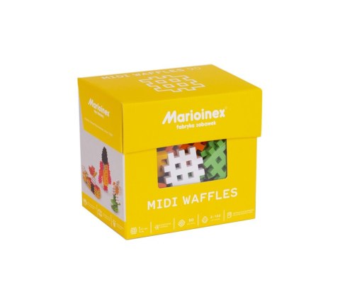 Klocki Waffle Midi 90 elementów Klocki Waffle Midi 90 elementów