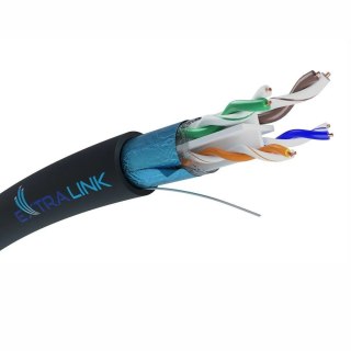 Kabel sieciowy CAT6 FTP (F/UTP) V2 zewnętrzny skrętka 50M