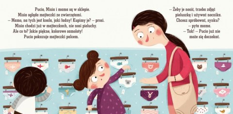 Książeczka Pucio chce siusiu, czyli pożegnanie pieluszki Książeczka Pucio chce siusiu, czyli pożegnanie pieluszki