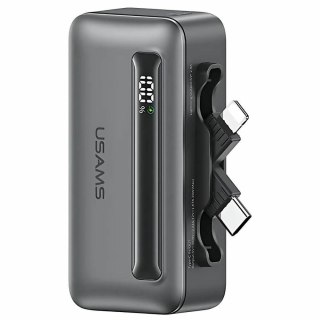 Powerbank 4500mAh 20W USB-C/Lightning Fast Charge szary