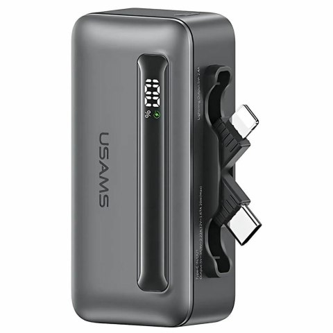 Powerbank 4500mAh 20W USB-C/Lightning Fast Charge szary Powerbank 4500mAh 20W USB-C/Lightning Fast Charge szary