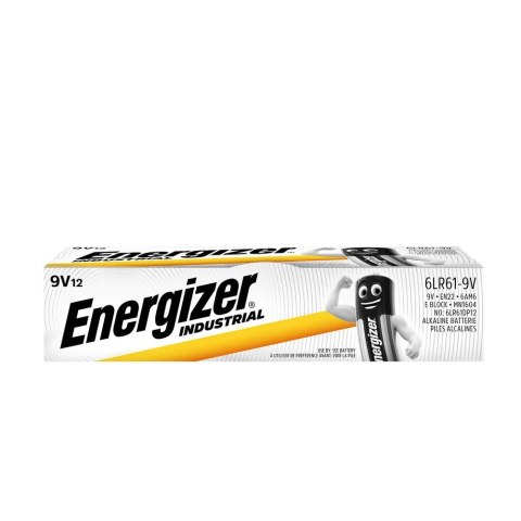 Bateria Industrial alkaliczna 9V 6LR61 12 szt. Bulk Bateria Industrial alkaliczna 9V 6LR61 12 szt. Bulk