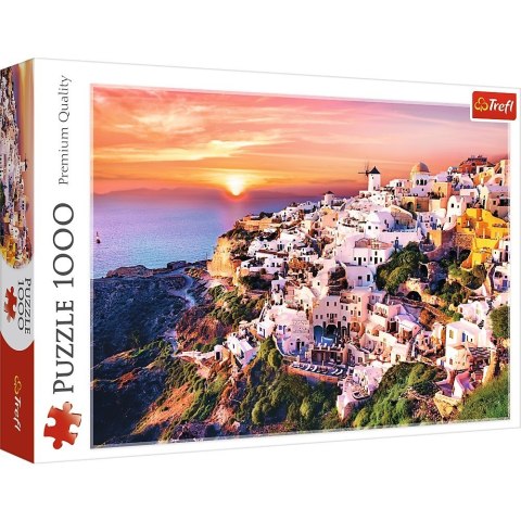 Puzzle 1000 elementów Zachód słońca nad Santorini Puzzle 1000 elementów Zachód słońca nad Santorini