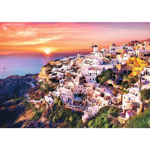 Puzzle 1000 elementów Zachód słońca nad Santorini Puzzle 1000 elementów Zachód słońca nad Santorini