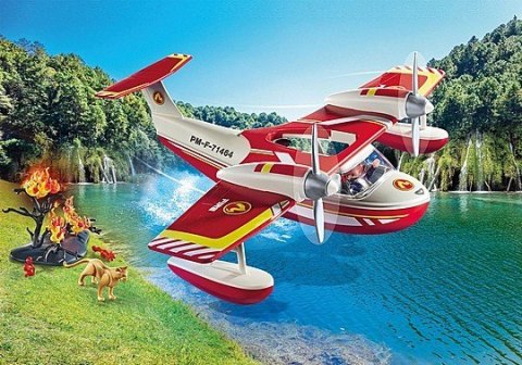 Zestaw figurek Action Heroes 71463 Samolot straży pożarnej z funkcją gaszenia pożaru Zestaw figurek Action Heroes 71463 Samolot straży pożarnej z funkcją gaszenia pożaru
