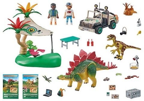 Zestaw figurek Dinos 71523 Obóz badawczy z dinozaurami Zestaw figurek Dinos 71523 Obóz badawczy z dinozaurami