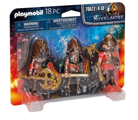 Zestaw figurek Novelmore 70672 Trzech Wojowników Burnham Zestaw figurek Novelmore 70672 Trzech Wojowników Burnham