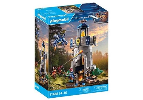 Zestaw figurek Novelmore 71483 Rycerska wieża z kowalem i smokiem Zestaw figurek Novelmore 71483 Rycerska wieża z kowalem i smokiem