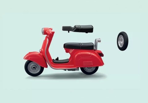 Zestaw figurek Vespa 71620 Garaż Vespy z lat 60-tych