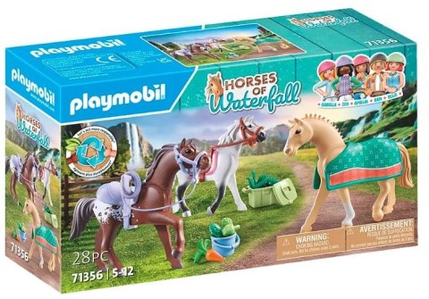 Zestaw z figurkami Horses 71356 3 konie: Morgan, Quarter Horse i Angloar Zestaw z figurkami Horses 71356 3 konie: Morgan, Quarter Horse i Angloar
