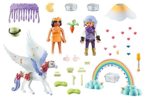 Zestaw z figurkami Princess Magic 71361 Niebiański pegaz z tęczą Zestaw z figurkami Princess Magic 71361 Niebiański pegaz z tęczą