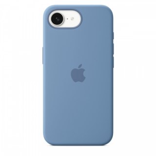 Etui silikonowe do iPhonea 16e - zimowy błękit