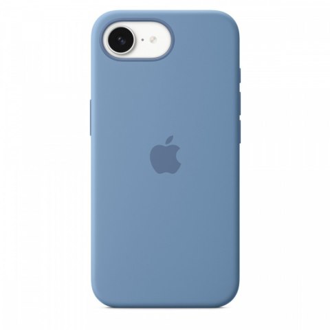 Etui silikonowe do iPhonea 16e - zimowy błękit Etui silikonowe do iPhonea 16e - zimowy błękit