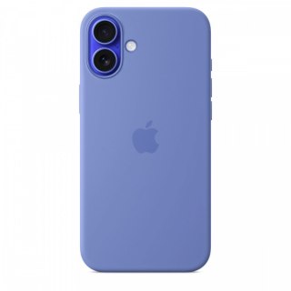Etui silikonowe z MagSafe do iPhonea 16 Plus - błękitny hiacynt