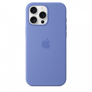 Etui silikonowe z MagSafe do iPhonea 16 Pro Max - błękitny hiacynt