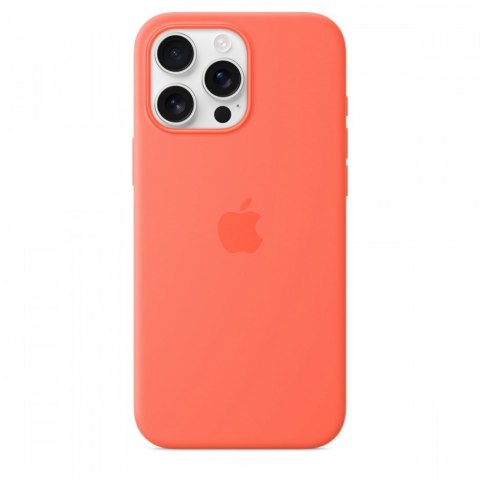 Etui silikonowe z MagSafe do iPhonea 16 Pro Max - mandarynkowe Etui silikonowe z MagSafe do iPhonea 16 Pro Max - mandarynkowe