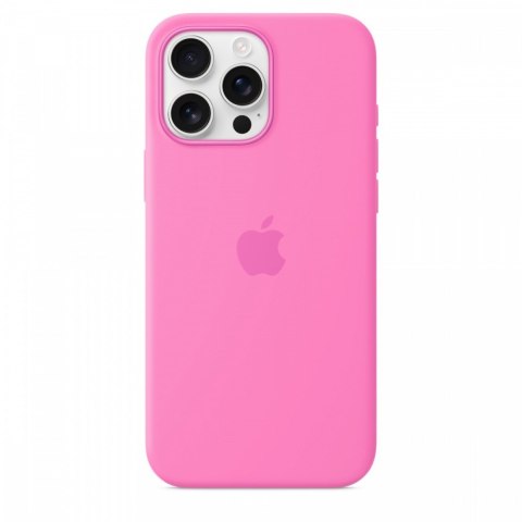 Etui silikonowe z MagSafe do iPhonea 16 Pro Max - piwonia Etui silikonowe z MagSafe do iPhonea 16 Pro Max - piwonia