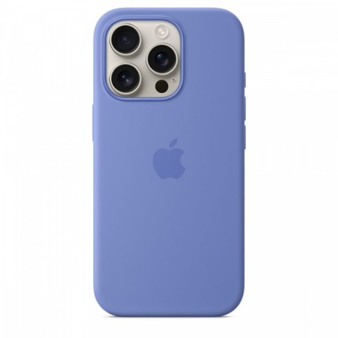 Etui silikonowe z MagSafe do iPhonea 16 Pro - błękitny hiacynt Etui silikonowe z MagSafe do iPhonea 16 Pro - błękitny hiacynt