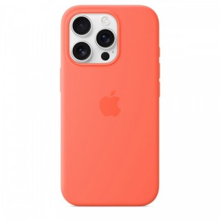 Etui silikonowe z MagSafe do iPhonea 16 Pro - mandarynkowe