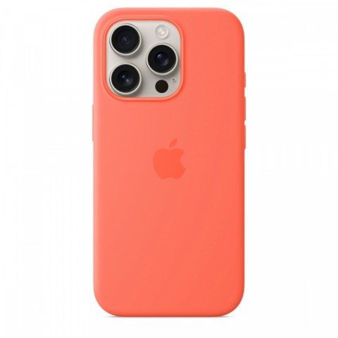 Etui silikonowe z MagSafe do iPhonea 16 Pro - mandarynkowe Etui silikonowe z MagSafe do iPhonea 16 Pro - mandarynkowe