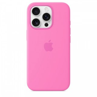 Etui silikonowe z MagSafe do iPhonea 16 Pro - piwonia