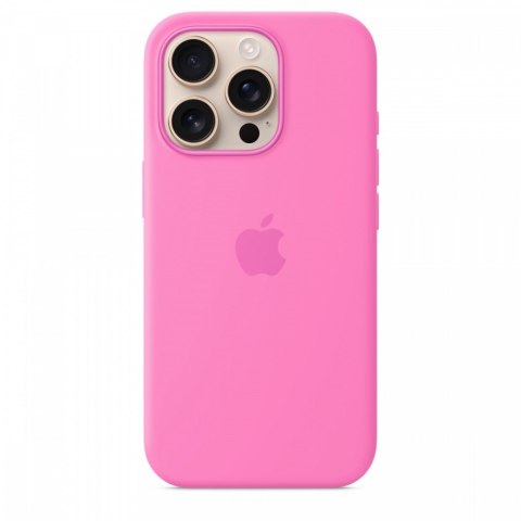 Etui silikonowe z MagSafe do iPhonea 16 Pro - piwonia Etui silikonowe z MagSafe do iPhonea 16 Pro - piwonia