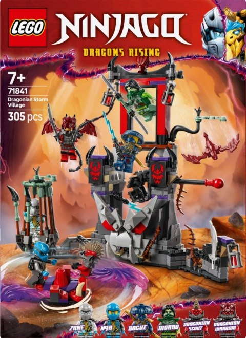Klocki Ninjago 71841 Burzowa wioska Dragonów