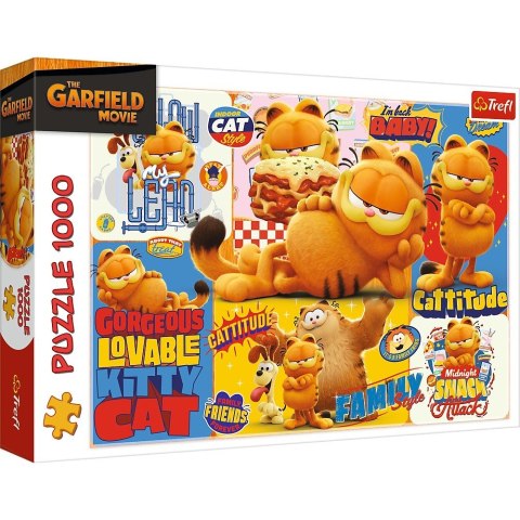 Puzzle 1000 elementów Garfield przygody Puzzle 1000 elementów Garfield przygody