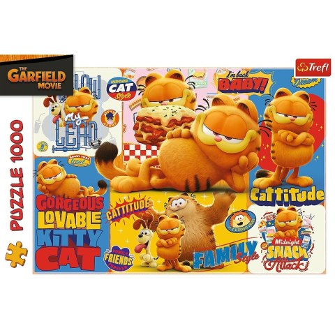 Puzzle 1000 elementów Garfield przygody Puzzle 1000 elementów Garfield przygody