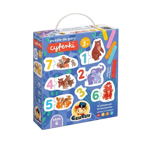 Puzzle do pary - Cyferki Puzzle do pary - Cyferki