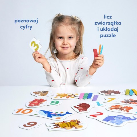 Puzzle do pary - Cyferki Puzzle do pary - Cyferki
