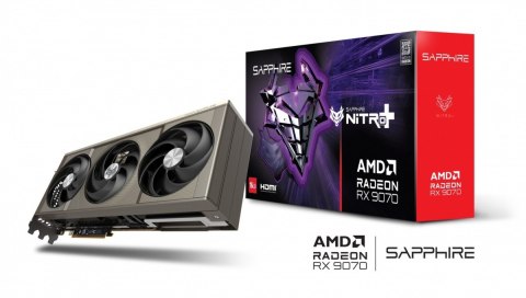 Karta graficzna Radeon RX 9070 NITRO+ 16GB OC GDDR6 256bit 2DP/2HDMI Karta graficzna Radeon RX 9070 NITRO+ 16GB OC GDDR6 256bit 2DP/2HDMI