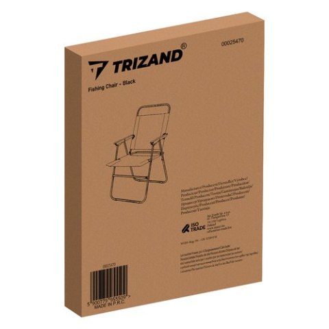 Krzesło wędkarskie czarne Trizand 25470