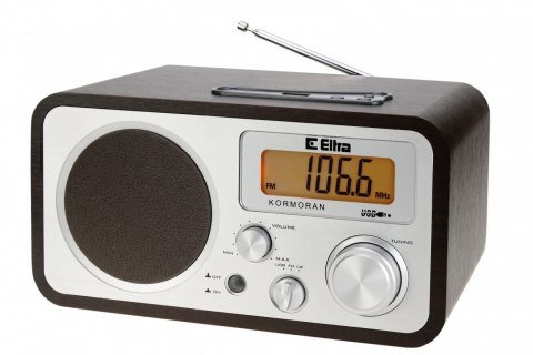 Radio KORMORAN FM/LW USB Brązowe Radio KORMORAN FM/LW USB Brązowe