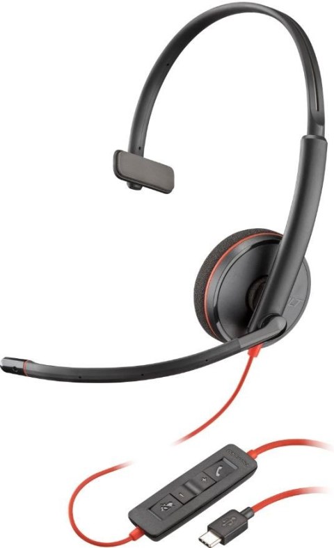 Słuchawki Blackwire 3210 Mono USB-C/A 8X214AA Słuchawki Blackwire 3210 Mono USB-C/A 8X214AA