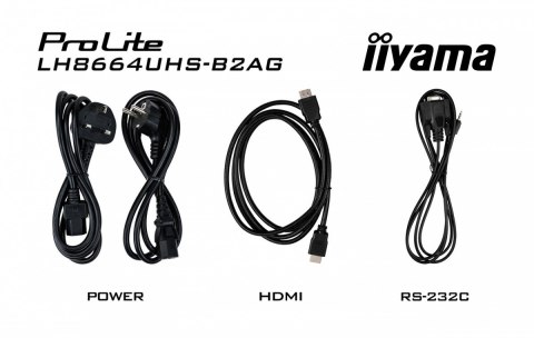 Monitor 86 cali LH8664UHS-B2AG,24/7,IPS,ANDROID.11,4K,3xHDMI,RJ45, 2xUSB,WiFi