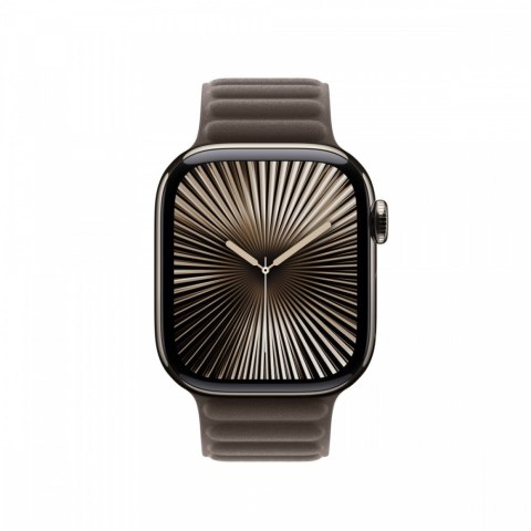 Pasek karbowany magnetyczny w kolorze szarobrązowym do koperty 42 mm - rozmiar M/L Pasek karbowany magnetyczny w kolorze szarobrązowym do koperty 42 mm - rozmiar M/L