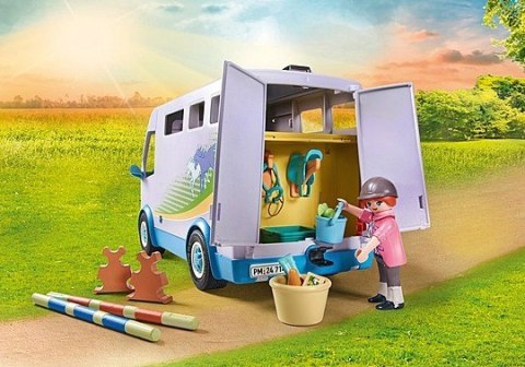 Zestaw figurek Horses 71493 Mobilna nauka jazdy konnej Zestaw figurek Horses 71493 Mobilna nauka jazdy konnej