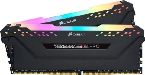 Pamięć DDR4 Vengeance RGB 64GB/3600(2*32GB) BLACK CL18 Pamięć DDR4 Vengeance RGB 64GB/3600(2*32GB) BLACK CL18