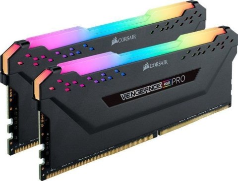 Pamięć DDR4 Vengeance RGB 64GB/3600(2*32GB) BLACK CL18 Pamięć DDR4 Vengeance RGB 64GB/3600(2*32GB) BLACK CL18