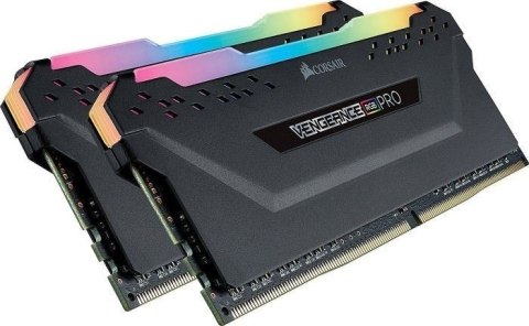 Pamięć DDR4 Vengeance RGB 64GB/3600(2*32GB) BLACK CL18 Pamięć DDR4 Vengeance RGB 64GB/3600(2*32GB) BLACK CL18