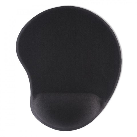 Podkładka pod mysz ergonomiczna czarna Podkładka pod mysz ergonomiczna czarna
