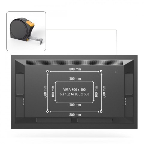 Uchwyt LCD/LED 800X600 fullmotion 90 cali