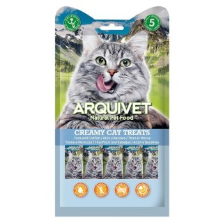 [Zestaw] ARQUIVET Kremowa przekąska z tuńczykiem i dorszem 12 x 5X14 g Arquivet