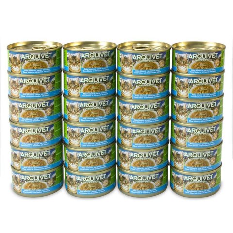 Arquivet Puszka dla kota o smaku tuńczyka i lucjana 24 x 80 g Arquivet Arquivet Puszka dla kota o smaku tuńczyka i lucjana 24 x 80 g Arquivet