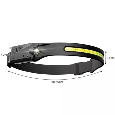 Latarka czołowa LED USB Trizand 21652 Trizand