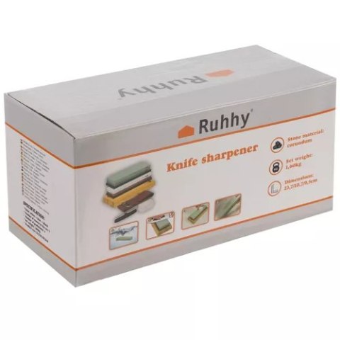 Ostrzałka do noży-2 kamienie+akcesoria Ruhhy 23763 Ruhhy